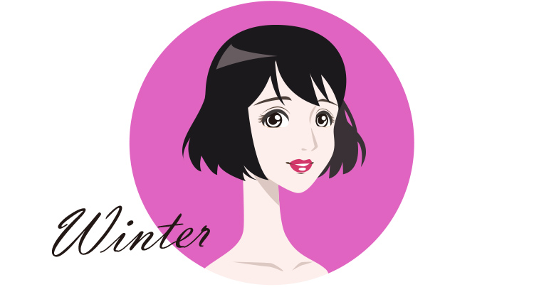 パーソナルカラー ブルべ冬 ウィンタータイプの似合う色と特徴
