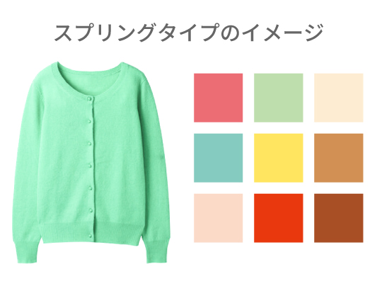 イエベ春・スプリングタイプ カラーグループ