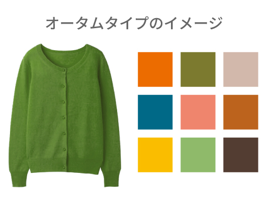 イエベ秋・オータムタイプ カラーグループ