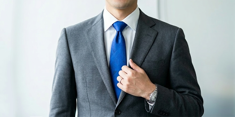 ネクタイで印象は変わる